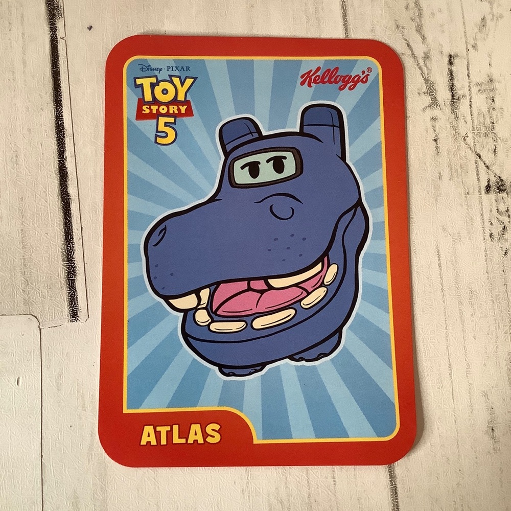 Atlas - Kelloggs Cereal Exclusive Toy Story 5 Trading Cards Disney Pixar